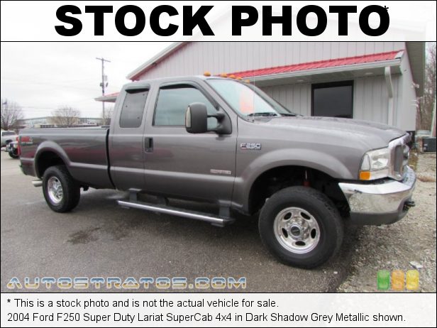 Stock photo for this 2004 Ford F250 Super Duty Lariat SuperCab 4x4 6.0 Liter OHV 32-Valve Power Stroke Turbo Diesel V8 5 Speed Torqshift Automatic