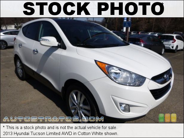Stock photo for this 2013 Hyundai Tucson Limited AWD 2.4 Liter DOHC 16-Valve CVVT 4 Cylinder 6 Speed SHIFTRONIC Automatic