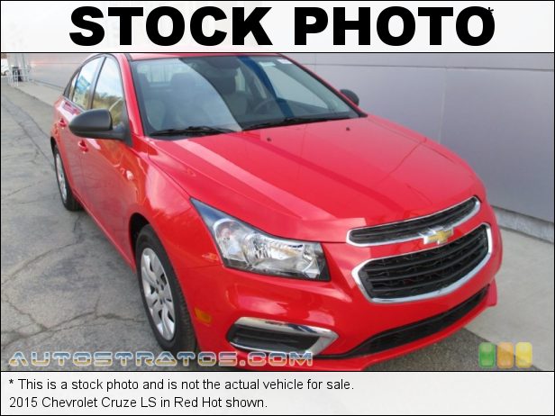 Stock photo for this 2015 Chevrolet Cruze LS 1.8 Liter DOHC 16-Valve VVT ECOTEC 4 Cylinder 6 Speed Automatic
