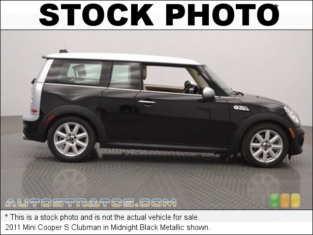 Stock photo for this 2011 Mini Cooper S Clubman 1.6 Liter Twin-Scroll Turbocharged DI DOHC 16-Valve VVT 4 Cylind 6 Speed Manual