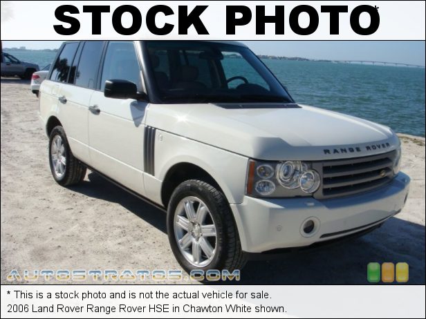 Stock photo for this 2006 Land Rover Range Rover HSE 4.4 Liter DOHC 32 Valve V8 6 Speed CommandShift Automatic