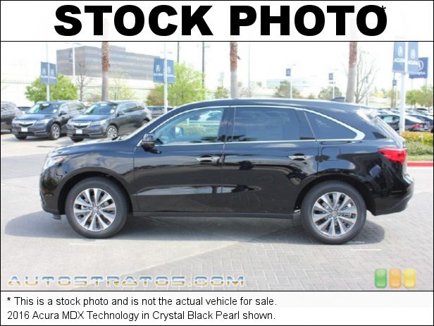 Stock photo for this 2016 Acura MDX Technology 3.5 Liter DI SOHC 24-Valve i-VTEC V6 9 Speed Automatic