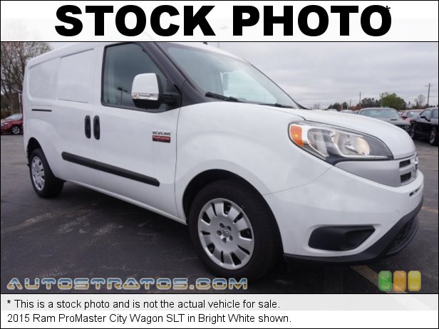 Stock photo for this 2015 Ram ProMaster City SLT 2.4 Liter DOHC 24-Valve VVT MultiAir 4 Cylinder 9 Speed Automatic