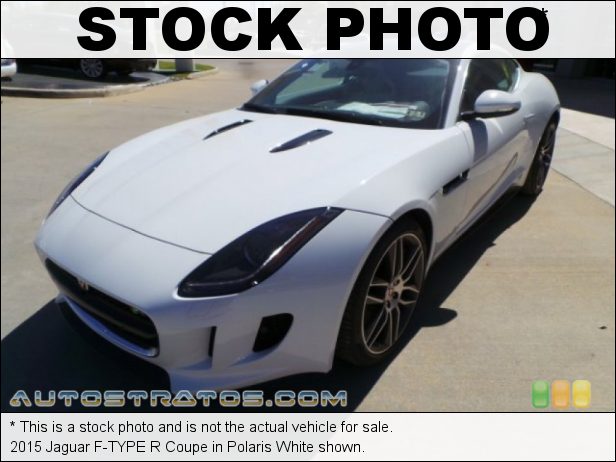 Stock photo for this 2015 Jaguar F-TYPE R Coupe 5.0 Liter DI Supercharged DOHC 32-Valve VVT V8 8 Speed 'Quickshift' ZF Automatic
