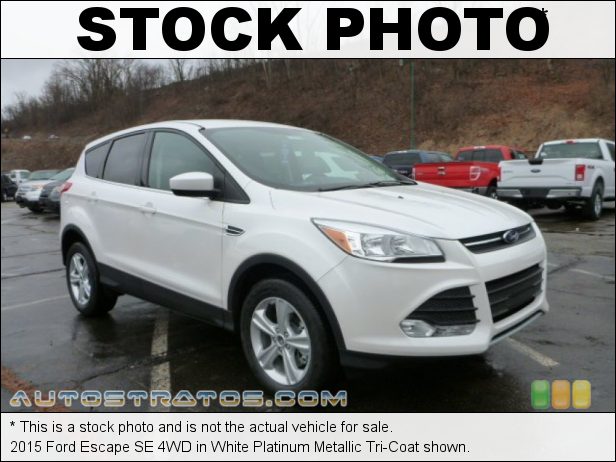 Stock photo for this 2015 Ford Escape SE 4WD 1.6 Liter EcoBoost DI Turbocharged DOHC 16-Valve Ti-VCT 4 Cylind 6 Speed SelectShift Automatic