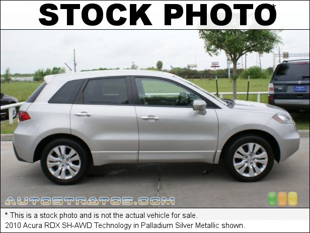 Stock photo for this 2010 Acura RDX SH-AWD Technology 2.3 Liter Turbocharged DOHC 16-Valve i-VTEC 4 Cylinder 5 Speed SportShift Automatic