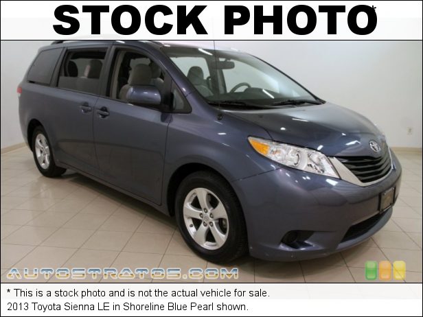 Stock photo for this 2013 Toyota Sienna LE 3.5 Liter DOHC 24-Valve Dual VVT-i V6 6 Speed ECT-i Automatic