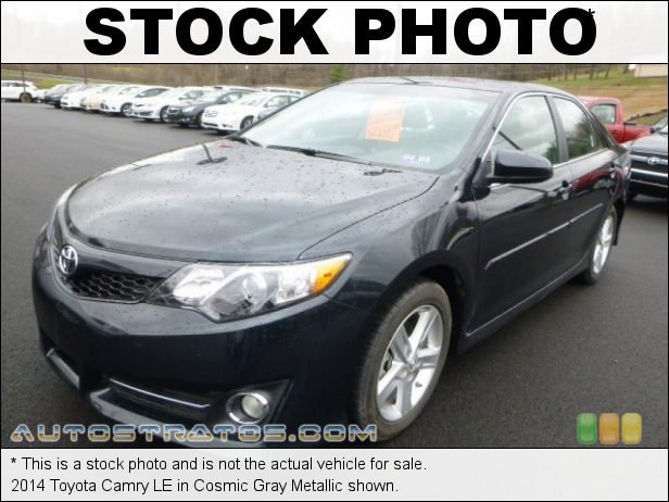 Stock photo for this 2014 Toyota Camry  2.5 Liter DOHC 16-Valve Dual VVT-i 4 Cylinder 6 Speed ECT-i Automatic
