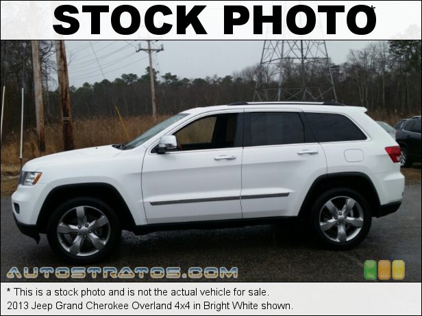 Stock photo for this 2013 Jeep Grand Cherokee Overland 4x4 3.6 Liter DOHC 24-Valve VVT Pentastar V6 5 Speed Automatic
