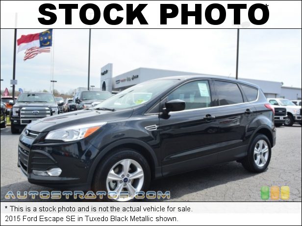 Stock photo for this 2015 Ford Escape SE 2.5 Liter DOHC 16-Valve Ti-VCT 4 Cylinder 6 Speed SelectShift Automatic