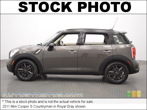 Stock photo for this 2011 Mini Cooper S Countryman 1.6 Liter Twin-Scroll Turbocharged DI DOHC 16-Valve VVT 4 Cylind 6 Speed Manual
