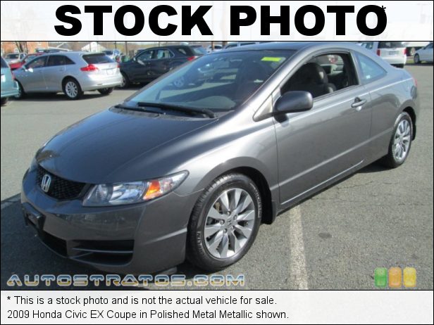 Stock photo for this 2009 Honda Civic EX Coupe 1.8 Liter SOHC 16-Valve i-VTEC 4 Cylinder 5 Speed Automatic