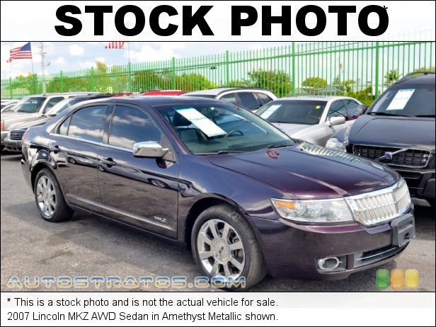 Stock photo for this 2007 Lincoln MKZ AWD Sedan 3.5L DOHC 24 Valve Duratec V6 6 Speed Automatic