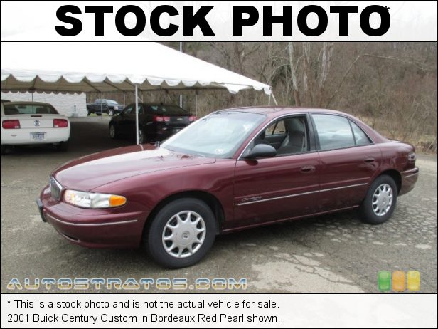 Stock photo for this 2001 Buick Century Custom 3.1 Liter OHV 12-Valve V6 4 Speed Automatic