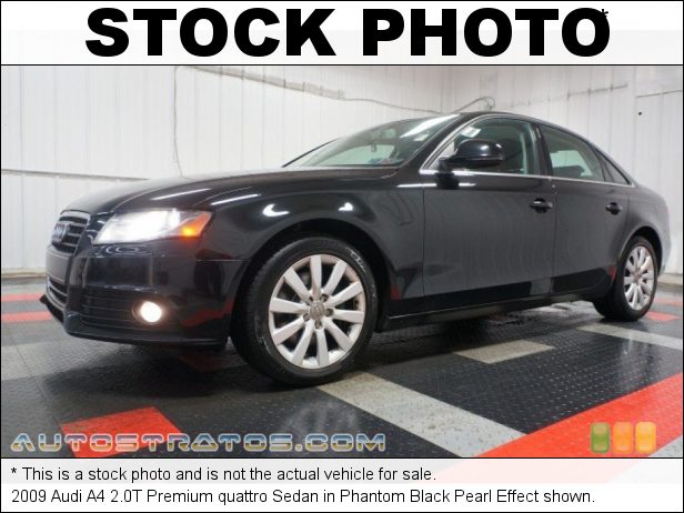 Stock photo for this 2009 Audi A4 2.0T Premium quattro Sedan 2.0 Liter FSI Turbocharged DOHC 16-Valve VVT 4 Cylinder 6 Speed Tiptronic Automatic Stock photo for this 2009 Audi A4 2.0T Premium quattro Sedan 2.0 Liter FSI Turbocharged DOHC 16-Valve VVT 4 Cylinder 6 Speed Tiptronic Automatic