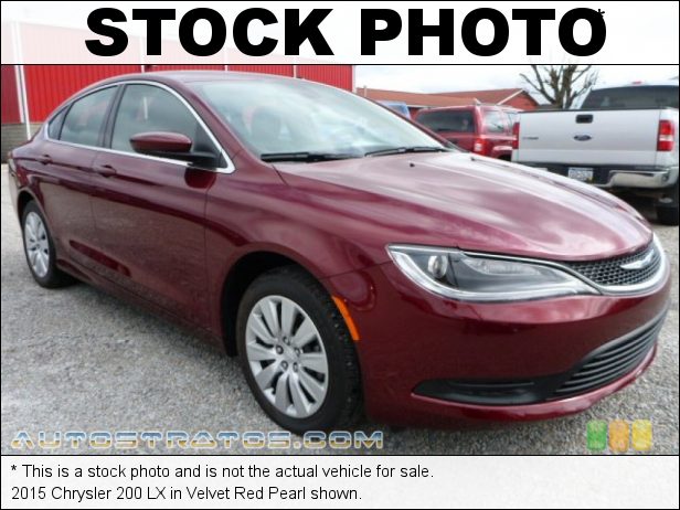 Stock photo for this 2015 Chrysler 200 LX 2.4 Liter DOHC 16-Valve MultiAir 4 Cylinder 9 Speed Automatic