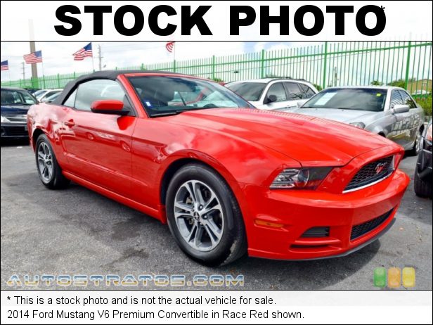 Stock photo for this 2014 Ford Mustang V6 Premium Convertible 3.7 Liter DOHC 24-Valve Ti-VCT V6 6 Speed Automatic