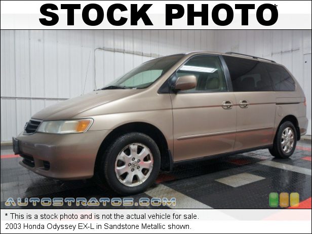 Stock photo for this 2003 Honda Odyssey EX-L 3.5L SOHC 24V VTEC V6 5 Speed Automatic