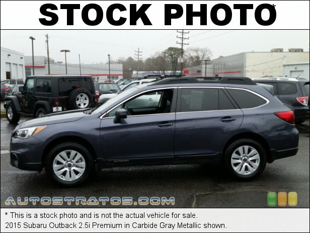 Stock photo for this 2015 Subaru Outback 2.5i Premium 2.5 Liter DOHC 16-Valve VVT Flat 4 Cylinder Lineartronic CVT Automatic