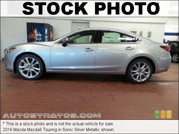 Stock photo for this 2016 Mazda Mazda6 Touring 2.5 Liter DI DOHC 16-Valve VVT SKYACTIV-G 4 Cylinder 6 Speed Sport Automatic