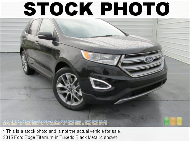 Stock photo for this 2015 Ford Edge Titanium 3.5 Liter DOHC 24-Valve Ti-VCT V6 6 Speed SelectShift Automatic