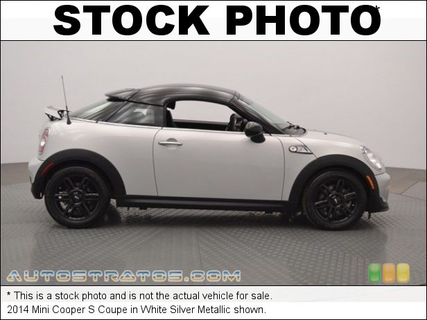 Stock photo for this 2014 Mini Cooper S Coupe 1.6 Liter Twin Scroll Turbocharged DI DOHC 16-Valve VVT 4 Cylind 6 Speed Manual