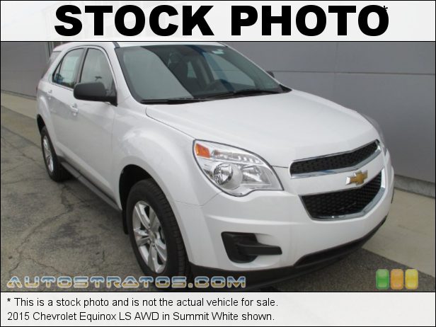 Stock photo for this 2015 Chevrolet Equinox LS AWD 2.4 Liter SIDI DOHC 16-Valve VVT 4 Cylinder 6 Speed Automatic