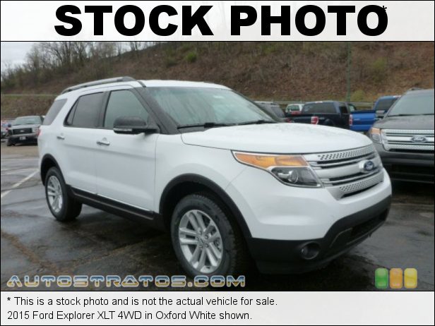 Stock photo for this 2015 Ford Explorer XLT 4WD 3.5 Liter DOHC 24-Valve Ti-VCT V6 6 Speed Automatic