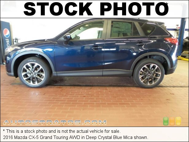 Stock photo for this 2016 Mazda CX-5 Grand Touring AWD 2.5 Liter DI DOHC 16-Valve VVT SKYACTIV-G 4 Cylinder 6 Speed Sport Automatic
