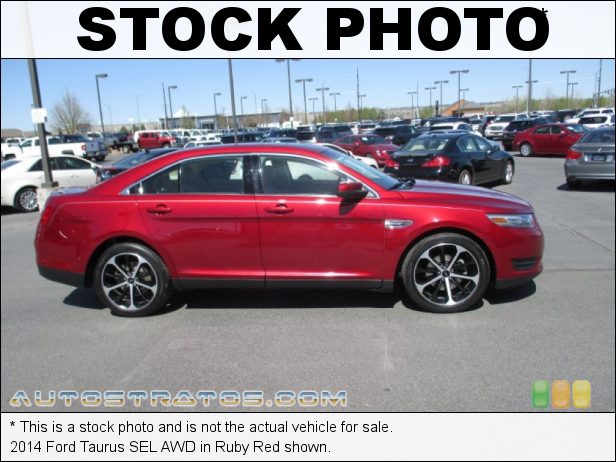 Stock photo for this 2014 Ford Taurus SEL AWD 3.5 Liter DOHC 24-Valve Ti-VCT V6 6 Speed SelectShift Automatic