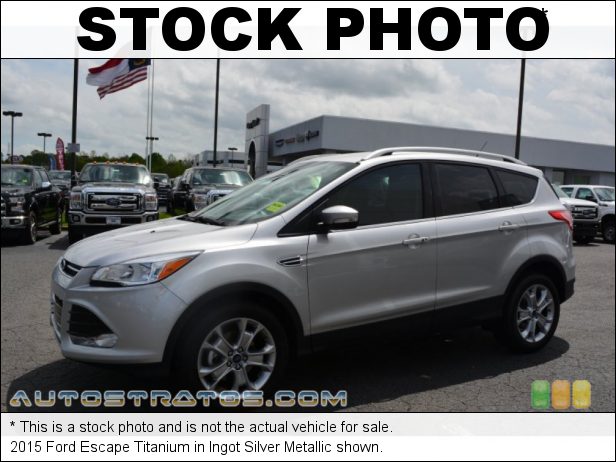 Stock photo for this 2015 Ford Escape Titanium 1.6 Liter EcoBoost DI Turbocharged DOHC 16-Valve Ti-VCT 4 Cylind 6 Speed SelectShift Automatic