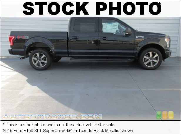Stock photo for this 2015 Ford F150 XLT SuperCrew 4x4 5.0 Liter DOHC 32-Valve Ti-VCT FFV V8 6 Speed Automatic