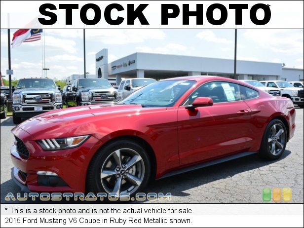 Stock photo for this 2015 Ford Mustang V6 Coupe 3.7 Liter DOHC 24-Valve Ti-VCT V6 6 Speed Manual