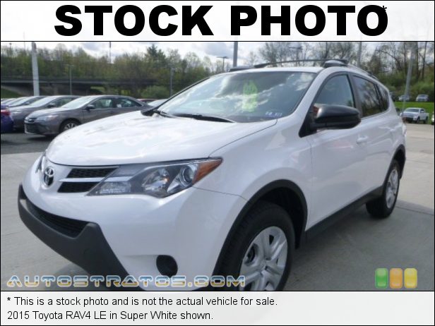 Stock photo for this 2015 Toyota RAV4 LE AWD 2.5 Liter DOHC 16-Valve Dual VVT-i 4-Cylinder 6 Speed ECT-i Automatic