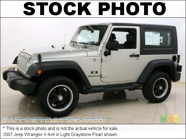 Stock photo for this 2007 Jeep Wrangler X 4x4 3.8 Liter OHV 12-Valve V6 6 Speed Manual