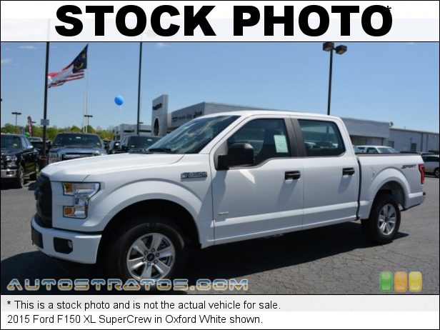 Stock photo for this 2015 Ford F150 SuperCrew 2.7 Liter EcoBoost DI Turbocharged DOHC 24-Valve V6 6 Speed Automatic