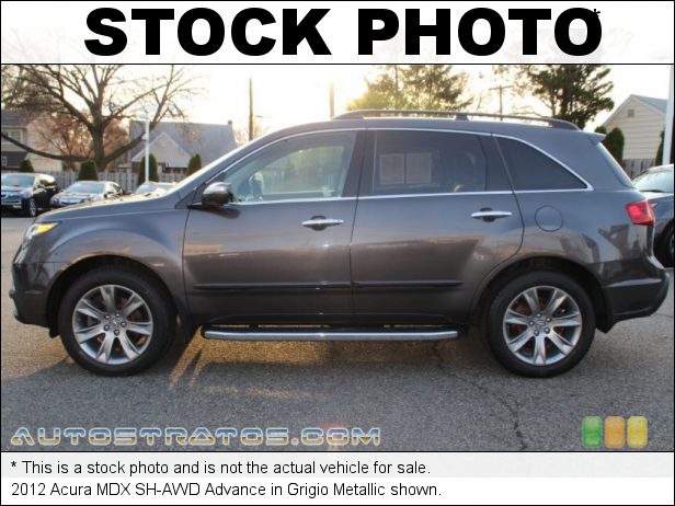 Stock photo for this 2012 Acura MDX SH-AWD Advance 3.7 Liter SOHC 24-Valve VTEC V6 6 Speed Sequential SportShift Automatic