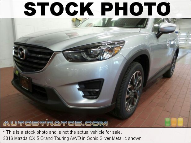 Stock photo for this 2016 Mazda CX-5 Grand Touring AWD 2.5 Liter DI DOHC 16-Valve VVT SKYACTIV-G 4 Cylinder 6 Speed Sport Automatic