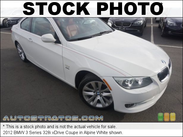 Stock photo for this 2012 BMW 3 Series 328i xDrive Coupe 3.0 Liter DOHC 24-Valve VVT Inline 6 Cylinder 6 Speed Steptronic Automatic