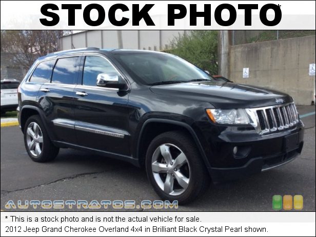 Stock photo for this 2012 Jeep Grand Cherokee Overland 4x4 3.6 Liter DOHC 24-Valve VVT V6 5 Speed Automatic