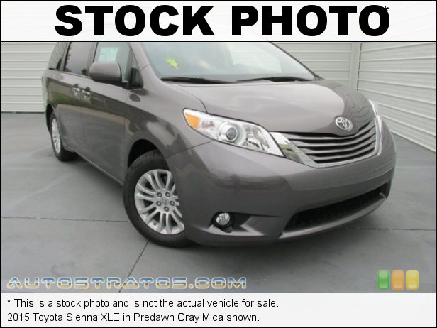 Stock photo for this 2015 Toyota Sienna XLE 3.5 Liter DOHC 24-Valve Dual VVT-i V6 6 Speed ECT-i Automatic