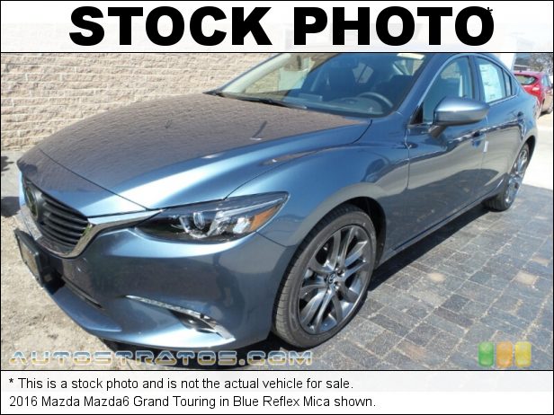 Stock photo for this 2016 Mazda Mazda6 Grand Touring 2.5 Liter DI DOHC 16-Valve VVT SKYACTIV-G 4 Cylinder 6 Speed Sport Automatic
