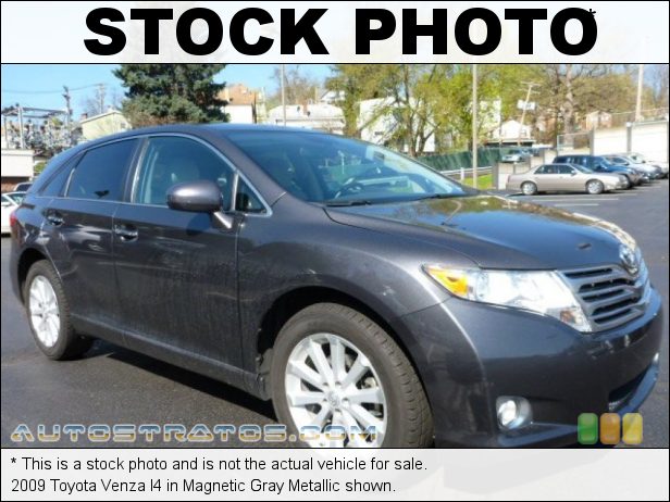 Stock photo for this 2009 Toyota Venza I4 2.7 Liter DOHC 16-Valve Dual VVT-i 4 Cylinder 6 Speed ECT-i Automatic