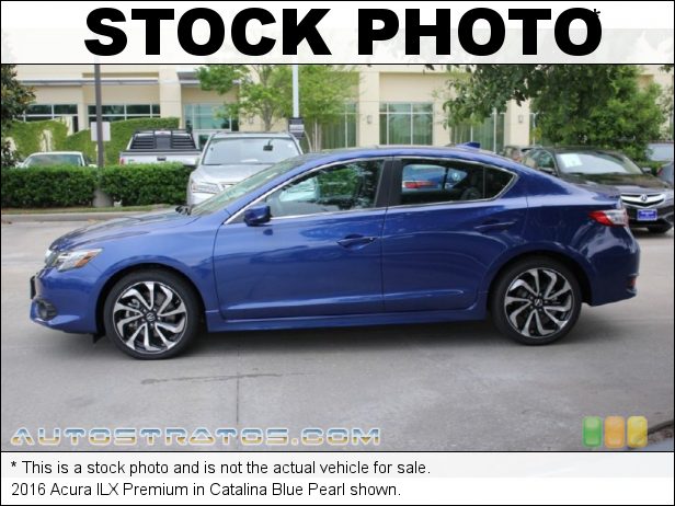 Stock photo for this 2018 Acura ILX Premium 2.4 Liter DOHC 16-Valve i-VTEC 4 Cylinder 8 Speed Dual-Clutch Automatic