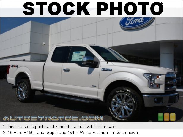 Stock photo for this 2015 Ford F150 SuperCab 4x4 3.5 Liter EcoBoost DI Turbocharged DOHC 24-Valve V6 6 Speed Automatic