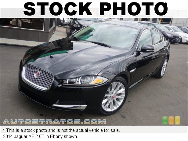 Stock photo for this 2014 Jaguar XF 2.0T 2.0 Liter Turbocharged DOHC 16-Valve VVT 4 Cylinder 8 Speed Jaguar Sequential Shift Automatic