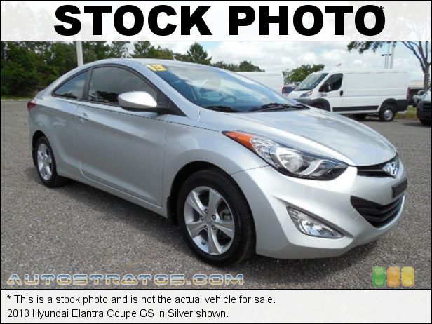 Stock photo for this 2013 Hyundai Elantra Coupe GS 1.8 Liter DOHC 16-Valve D-CVVT 4 Cylinder 6 Speed Shiftronic Automatic