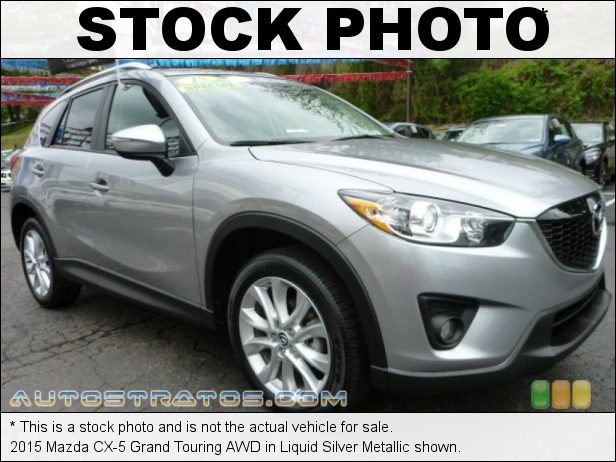 Stock photo for this 2015 Mazda CX-5 Grand Touring AWD 2.5 Liter SKYACTIV-G DI DOHC 16-Valve VVT 4 Cylinder 6 Speed Sport Automatic