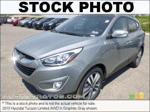 Stock photo for this 2015 Hyundai Tucson AWD 2.4 Liter GDI DOHC 16-Valve D-CVVT 4 Cylinder 6 Speed SHIFTRONIC Automatic