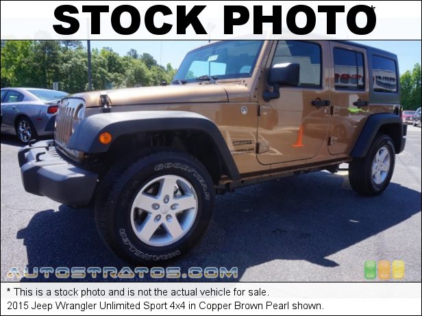 Stock photo for this 2015 Jeep Wrangler Unlimited 4x4 3.6 Liter DOHC 24-Valve VVT V6 5 Speed Automatic